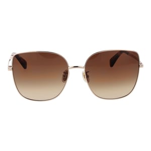 Gafas de sol de metal color oro rosa Max Mara