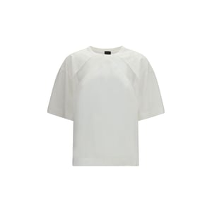 Camiseta de algodón blanca PINKO