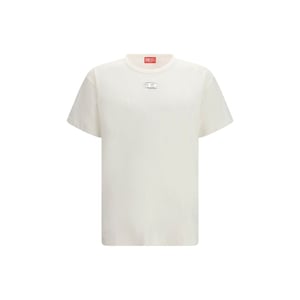 Camiseta de Algodón Blanca Diesel