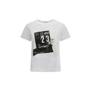 Camiseta de Algodón Blanca Givenchy