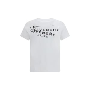 Camiseta de Algodón Blanca Givenchy
