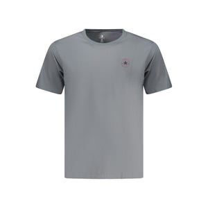 Camiseta de algodón gris para hombre de Converse