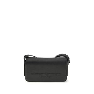 Bolso de hombro Bos Taurus de cuero de ternera negro Alexander Wang