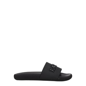 Zapatillas de Algodón Negras Lanvin