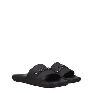 Zapatillas de Algodón Negras Lanvin