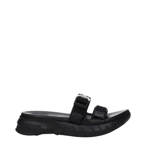 Pantuflas de Tela Negras Givenchy