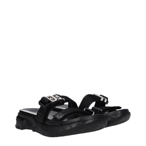 Pantuflas de Tela Negras Givenchy