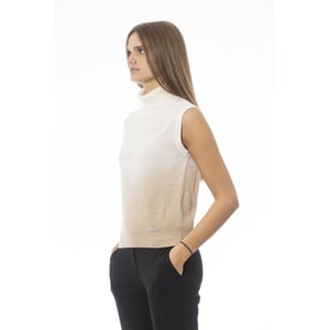 Suéter de Lana Blanca para Mujeres Baldinini Trend