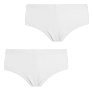 Paquete de 2 panties de corte alto para mujer Micromodal Q108