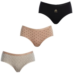 Pack de 3 culottes de Nueva York con forro interior D4C20