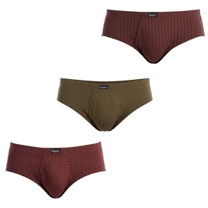 Paquete de 3 Calzoncillos Impresos Esenciales para Hombre con Apertura A0090