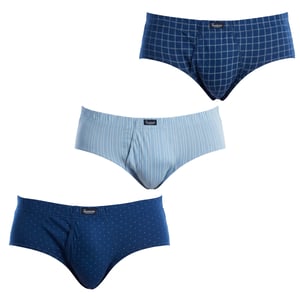 Paquete de 3 Calzoncillos Impresos Esenciales para Hombre con Apertura A0090