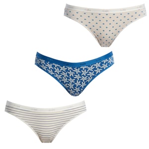 Paquete de 3 Calzoncillos de Algodón Elástico D4C17 para Mujeres