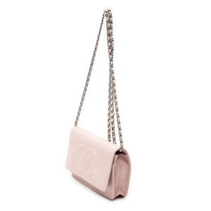 Chanel Timeless Wallet on Chain  en Rosa Cuero de ternero
