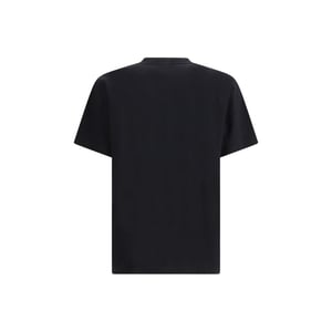 Camiseta de Algodón Negra Moschino