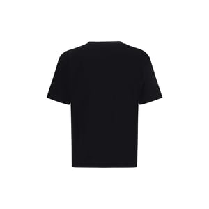 Camiseta de Algodón Negra Valentino