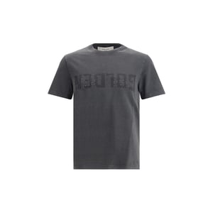 Camiseta de Cotón Gris Golden Goose