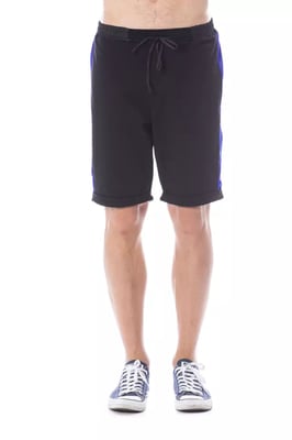 Shorts de algodón negro para hombre Verri