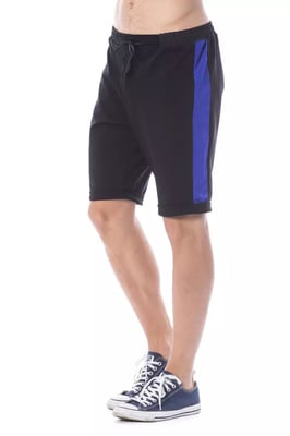 Shorts de algodón negro para hombre Verri