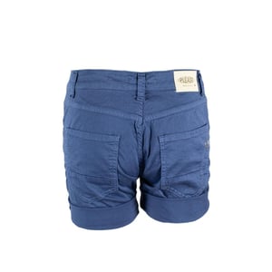 Por favor, pantalones cortos de algodón azul