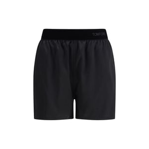 Pantalones Cortos Bermuda de Seda Negra Tom Ford