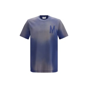 Camiseta de Algodón Azul Moschino