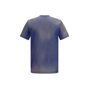 Camiseta de Algodón Azul Moschino