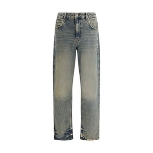 Jeans Rectos de Algodón Azul Represent