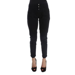 Jeans cortos de algodón negro Costume National