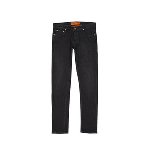 Jeans ajustados de algodón negro Heron Preston