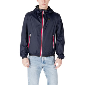 Chaqueta de concha de poliamida azul Blauer