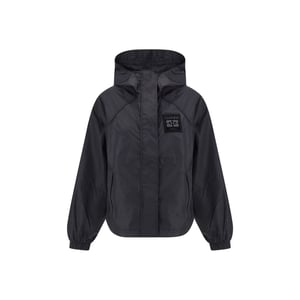 Chaqueta de nylon negra Ganni