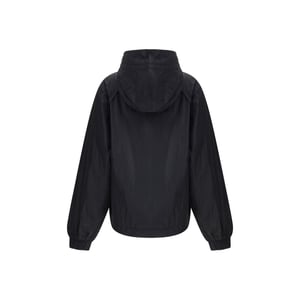Chaqueta de nylon negra Ganni
