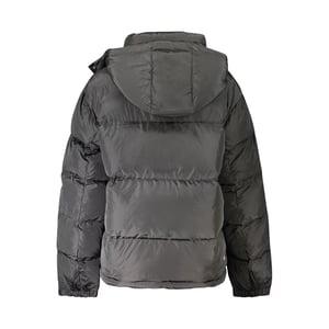 Chaqueta de Mujer de Poliésterc Negra de Tommy Hilfiger con Capucha Removible