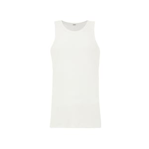 Chaqueta sin mangas de algodón blanco Jil Sander