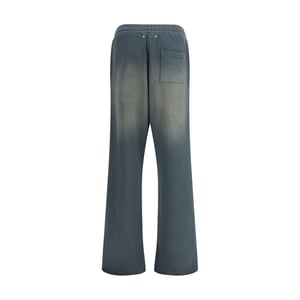 Pantalones de chándal de algodón azul Golden Goose