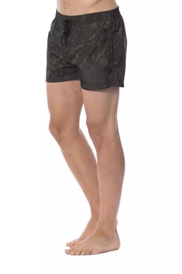 Ropa de baño para hombre Roberto Cavalli Sport Army de poliéster