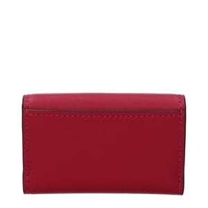 Billetera de Cuero Rojo Michael Kors