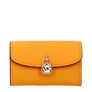 Monedero de Cuero Naranja Michael Kors