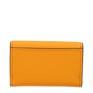 Monedero de Cuero Naranja Michael Kors