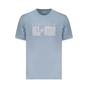 Camiseta de algodón para hombre Converse Azzurro