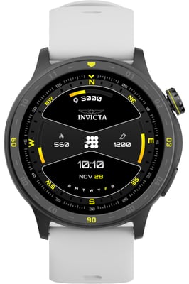 Invicta I-Tech 2 ITECH-004 Reloj de Hombre - Movimiento Smartwatch - Acero Inoxidable con Esfera Negra - 45 mm
