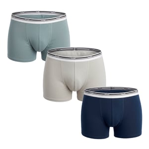 Paquete de 3 Boxer de Algodón para Hombre Colores D306XP