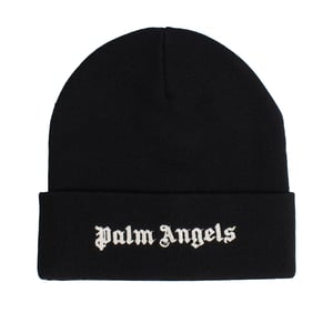 Gorro de punto unisex con logo bordado PWLC014F23FAB0011001