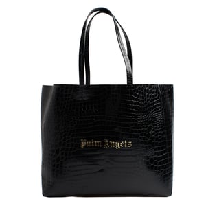 Bolso Tote de Cuero con Relieve de Cocodrilo para Mujer PWNA062R24LEA0011076
