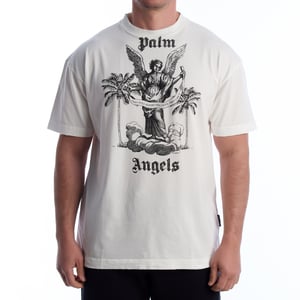 Camiseta de manga corta para hombres con estampado PMAA072F23JER0030110