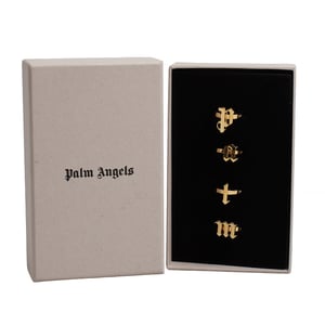 Juego de 4 Anillos con Letras de Logo PMOC015E23MAT0017676