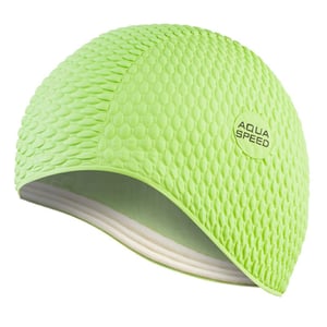 Gorro de natación Bombástico para mujeres | Gorro cómodo de látex suave para cabello largo
