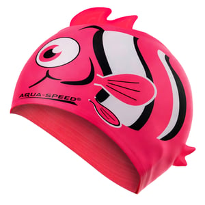 Gorro de Baño para Niños con Diseño de Nemo | Gorro de Silicona Impreso en 3D, Ajuste Fácil para Niños