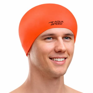Gorro de Natación de Látex Suave Unisex para Adultos | Gorro Elástico Flexible y Cómodo